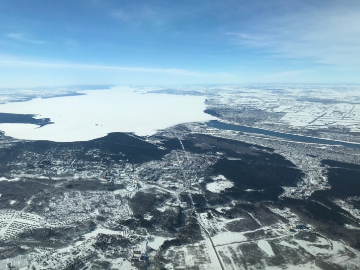 Novosibirsk arrival - Lake Ob